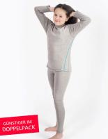 Vorschau: SILVER25 Langarmshirt mit Silberfäden für Mädchen mit Neurodermitis Doppelpack