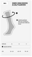Vorschau: CEP run socks mid cut 5.0 knielange Laufsocken für Herren mit leichter Kompression