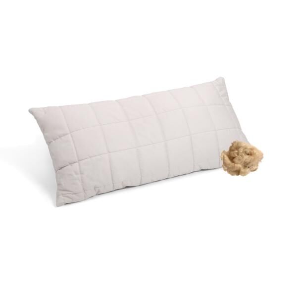 JONA SLEEP Bio Schurwoll-Kissen mit Schurwollnoppenfüllung für ein optimales Schlafklima
