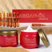 Vorschau: Bio-Vital Pflegeset 3-tlg. Argan-Öl Tag- und Nachtcreme mit Arganöl-Ampullen (15 Stk.).