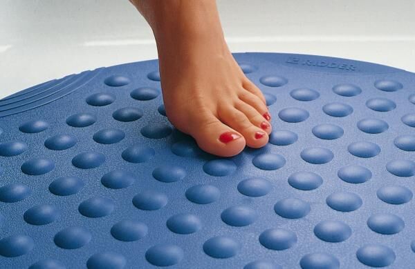 RIDDER Badewanneneinlage TecnoPlus 38 cm x 89 cm komfortabel und hautsympathisch mit Saugnäpfen