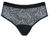 Vorschau: SELENACARE 3er Multipack Periodenunterwäsche Recycled Lace Leaf Hipster mit recycelter Spitze