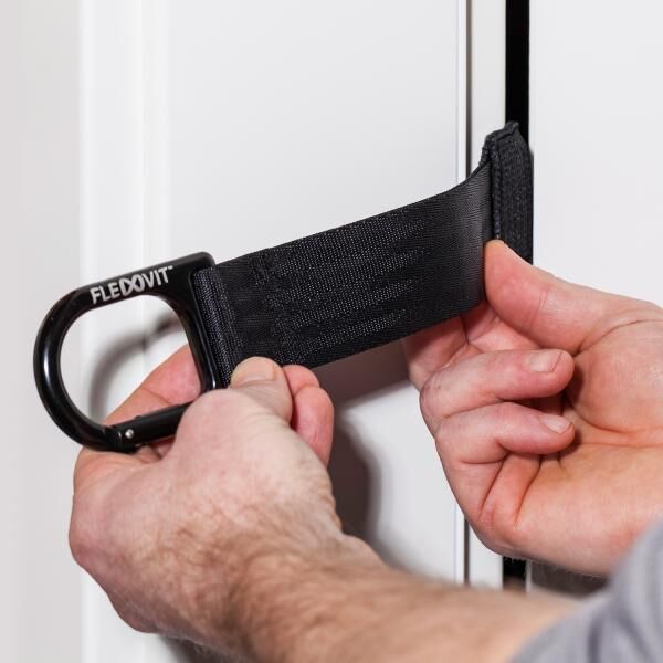 FLEXVIT Tür-Anker zur Fixierung der Bänder an der Tür, variabel und schnell fixierbar ohne Bohren