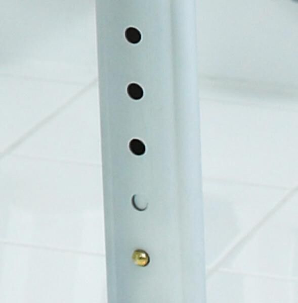 RIDDER Bad-Hocker Ole höhenverstellbar, mit drehbarer und rutschhemmender Sitzfläche