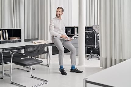 Sigvaris Style Pattern Kompressions-Kniestrumpf CCL2 mit geschlossener Spitze