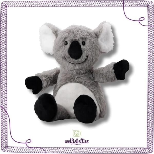 welliebellies® "Koala groß" Wärmekuscheltier mit Bio-Hirse-Füllung, spendet bis zu 90 min Wärme