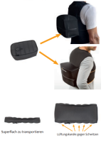 Vorschau: Nachtwaechter aufblasbares Rückenkissen macht alle Schlafwesten reisetauglich mit Lüftungskanälen