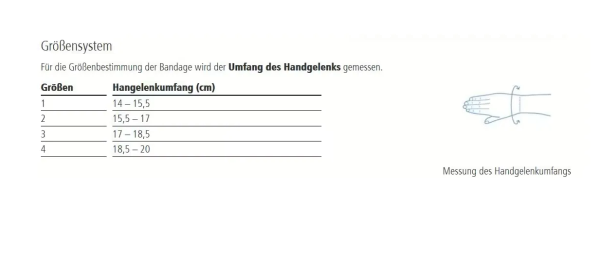 Ofa Dynamics Plus Handgelenkbandage unterstützt Ihr Handgelenk durch ihre komprimierende Wirkung