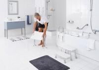 Vorschau: RIDDER Bad-Hocker Sam klapp- und höhenverstellbar, rutschhemmende Sitzfläche