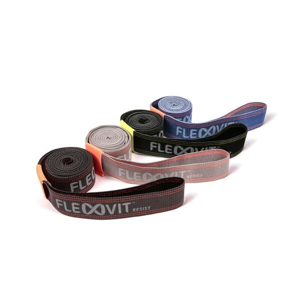 FLEXVIT Fitnessband RESIST 4er Set "all-in" für Speed, Agilität und Stabilisation