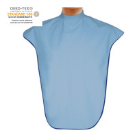 suprima Ess-Schürze/Lätzchen Frottee mit Schlaufenverschluss, hellblau, 87 x 47 cm