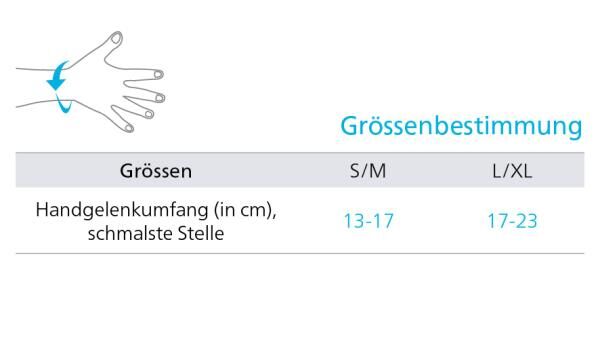 mobilis by SIGVARIS GROUP RhizoSupport Daumenschiene für hohe Stabilisierung mit Fixierungsstäben