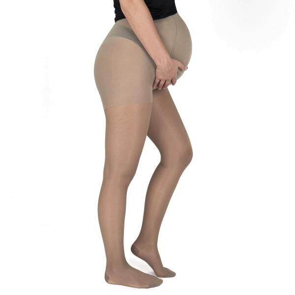 Spring medical YOURSPRING MEDIUM transparente Umstandshose mit Stützkraft 140 DEN