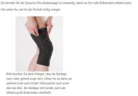 Vorschau: Ofa Dynamics Plus Kniebandage mit Pelotte unterstützt das Kniegelenk durch komprimierende Wirkung