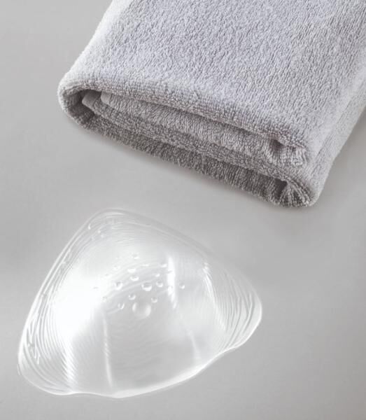 amoena Aqua Wave Bade-Prothese transparent aus Silikon inkl. wasserfestem Beutel