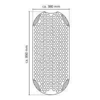 Vorschau: RIDDER Badewanneneinlage TecnoPlus 38 cm x 89 cm komfortabel und hautsympathisch mit Saugnäpfen