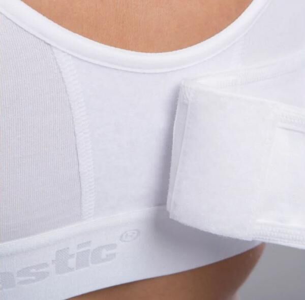 lipoelastic PS SPECIAL nahtloser postoperativer Kompressions-BH mit Klettstreifen am Rücken