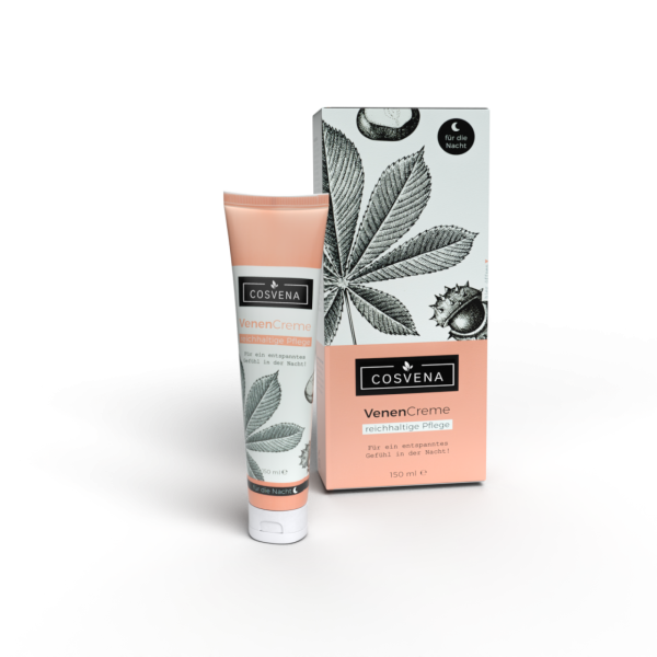 COSVENA VenenCreme 150 ml Feuchtigkeitscreme zur Behandlung und Vorbeugung von Venenproblemen