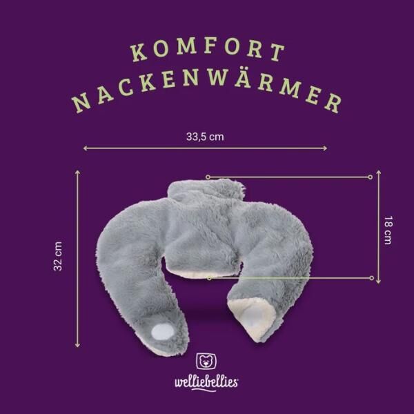 COSELLE Nackenwärmer "Komfort" mit Bio-Hirse Füllung, spendet bis zu 90 min Wärme