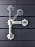 Vorschau: RIDDER Bad Winkel-Sauggriff Rob L, Griffleisten mit Fingermulden und ergonomischer Form