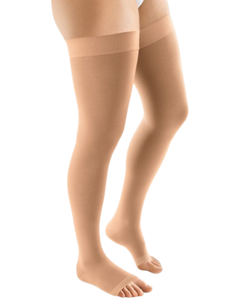 L&R SWISSLASTIC Venosan 3000 Cotton halbtransparente Kompressionsstrümpfe mit Baumwolle versch. Läng