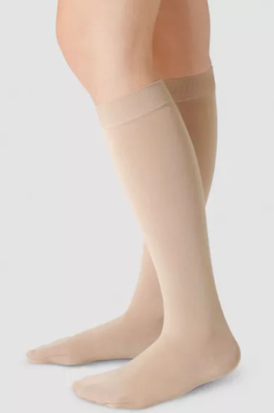 Juzo Soft nahtlose Kompressionsstrümpfe, weiches Gestrick u. handgefertigte Nähte, versch. Längen