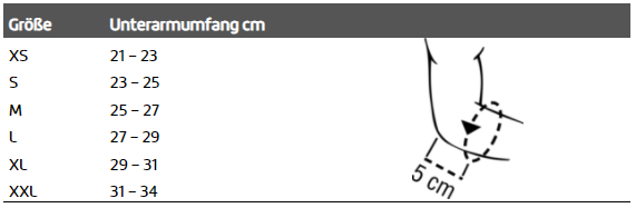 THUASNE Epi-Go seitengleiche Ellenbogenbandage zur Kompression und Stabilisierung des Ellenbogens