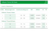 Vorschau: L&R Cellacare® Thorax F Classic Frauen Rippenbruchbandage aus Baumwolle m. breiten Klettverschluss