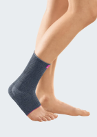 medi Levamed Sprunggelenkbandage mit integrierter 3D-Silikon-Pelotte und Comfort Zone