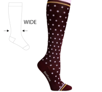 SupCare Stützstrumpf Kniestrümpfe mit Bambus breite Waden KKL1, für heiße Tage