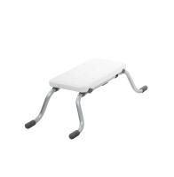 Vorschau: RIDDER 2in1 Badewannen-Sitz und -Schemel Sid, weiß, rutschhemmende Trittfläche