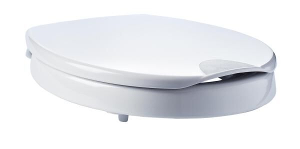 RIDDER WC-Sitzerhöhung Top ca. 5 cm mit Absenkautomatik, weiß, TÜV geprüft