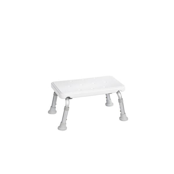 RIDDER Bad-Schemel Sam, weiß, höhenverstellbar, Belastbarkeit 150 kg