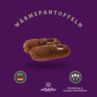 Vorschau: COSELLE Wärmepantoffel mit Bio-Hirse Füllung, spendet bis zu 90 min Wärme, versch. Größen