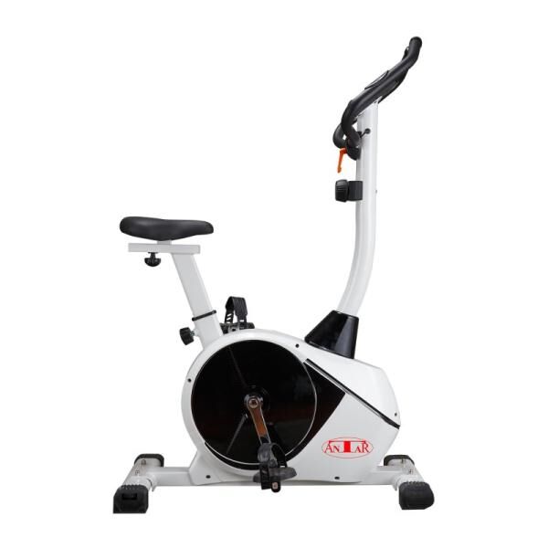 ANTAR magnetisches höhenverstellbares Ergometer Fitnessbike/Heimtrainer mit Computer und Pulsmessung