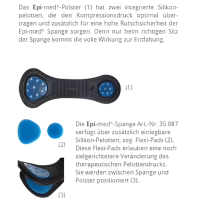 Vorschau: Thuasne Epicondylitisspange Epi Med bei Tennis- und Golferarm