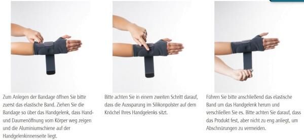 Ofa Dynamics Handgelenkbandage unterstützt Ihr Handgelenk durch ihre komprimierende Wirkung