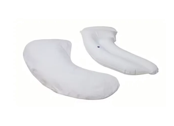 Dr. Winkler aufblasbares Armlagerungskissen mit Vlies und Stoffbezug, 70 x 28 x 8 cm