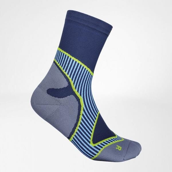 BAUERFEIND Sports Run Performance Mid Cut Socks, hautverträgliche und atmungsaktive Materialien