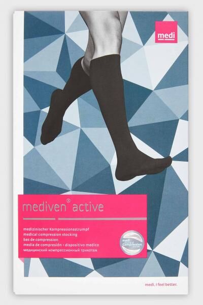 medi mediven active atmungsaktive Kniestrümpfe Kompressionsstrümpfe mit Fersenverstärkung
