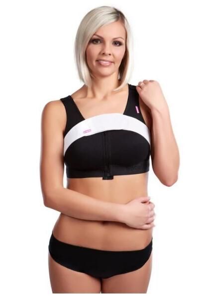 lipoelastic SI Formed postoperatives Brustband mit Klett stabilisiert u. stützt Brustimplantate