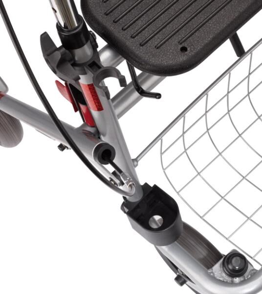 Bischoff & Bischoff Senio Standard-Rollator mit beidseitig Bremsen und faltbar inkl. Zubehör