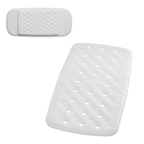 RIDDER Wannenset Promo mit großer Wanneneinlage 36 x 71 cm & Kopfpolster 30 x 13,5 cm