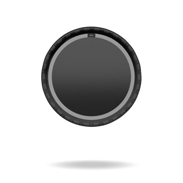 bellicon Trampolin Klassik mit Klappbeinen, 100 cm für Basisübungen, starke Seilringstärke