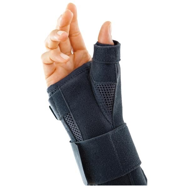medi Manumed T anpassbare Aluminium Handgelenkorthese zur Stabilisierung von Hand und Daumen