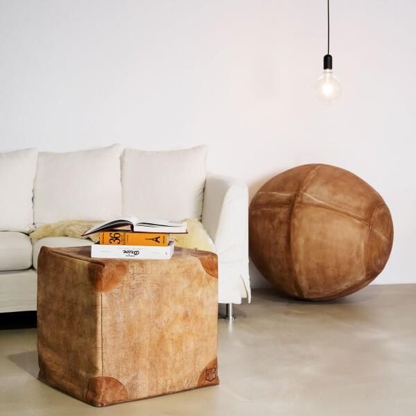 ARTZT Vintage Series Hülle für Sitzbälle aus echtem Rindsleder hergestellt in Deutschland