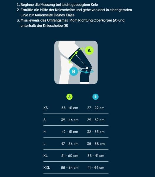 Bauerfeind Sports Outdoor Knee Support Kniebandage mit Merino-Wolle