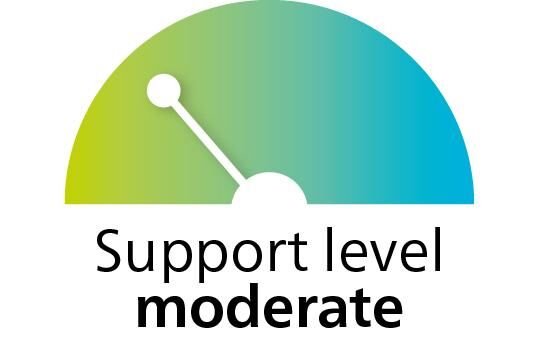 mobilis by SIGVARIS GROUP GenuWrap Kniebandage moderate Stabilisierung mit Pelotte