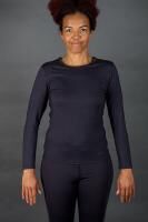 Vorschau: Moser Damen Shirt mit langem Arm und Reißverschluss 100 % Merino-Wolle