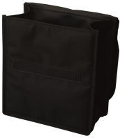 MORITZ REHA-HILFEN Rollstuhlarmlehnentasche schwarz groß 22 x 10 x 26 cm mit Klettverschluss